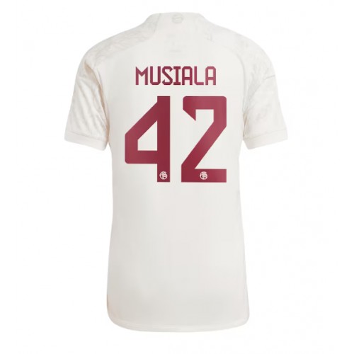 Pánský Fotbalový dres Bayern Munich Jamal Musiala #42 2023-24 Třetí Krátký Rukáv
